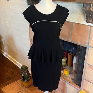 French Connection peplum dress, size 8!